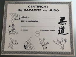 Diplôme Ancien Judo FFJDA - Kampfsport