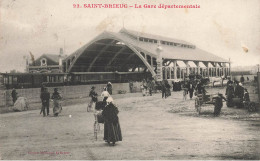 St Brieuc * La Gare Départementale * Ligne Chemin De Fer * Train Wagons * Landau Poussette Pram Kinderwagen - Saint-Brieuc