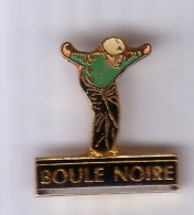 A116 Pin's PETANQUE BOULE NOIRE  Boules Achat Immédiat - Bocce