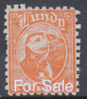 #61 Great Britain Lundy Island Puffin Stamp Privately Made 1/2 Orange Retirment Sale Price Slashed! - Local Issues