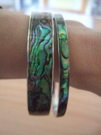 ELEGANTS ! 2 BRACELETS EN NACRE D'ABALONE - Armbanden