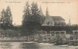 FRANCE - Bar Sur Aube - Les écluses Et L'église Saint Maclou - Carte Postale Ancienne - Bar-sur-Aube