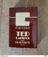 Miniature Lapidus Ted Pour Homme EDT 3.5ml - Miniaturas (en Caja)
