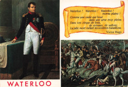 ARTS -Peintures Et Tableaux - Napoléon Et La Bataille De Waterloo - Carte Postale Ancienne - Paintings