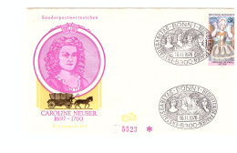 FDC BONN 16 NOVEMBRE 1976 CAROLINE NEUBER - Sonstige & Ohne Zuordnung