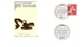 FDC BONN 12 JUILLET 1979 INDUSTRIE AND TECHNIK - Sonstige & Ohne Zuordnung