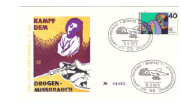 FDC  14 AOUT 1975 BONN KAMPF DEM - Otros & Sin Clasificación