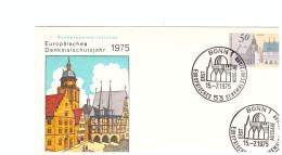 FDC 15 JUILLET 1975 EUROPAISCHES - Other & Unclassified