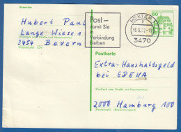 Deutschland; BRD; Postkarte; 50 Pf Wasserschloss Inzlingen; Höxter 1982 - Postkaarten - Gebruikt