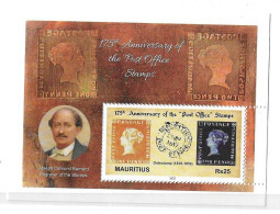 Mauritius 2022 175th Anniv Of Post Office Stamps S/S MNH - Maurice (1968-...)