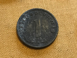 Münze Münzen Umlaufmünze Deutschland Deutsches Reich 1 Pfennig 1944 Münzzeichen A - 1 Reichspfennig