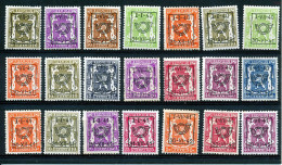 BELGIE - TYPO-PRECANCELS - Selectie 531 - MH* - Cote 97,00 € - Typos 1936-51 (Kleines Siegel)