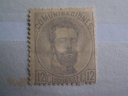 EMPIRE // ESPAGNE  --1872  AMEDEE 1è - 12 C Lilas Gris  --  Tb     Cote 18 Euro - Neufs