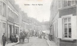 62 GUINES - Rue De L'église - Animée - Guines
