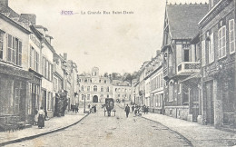 80 - POIX - La Grande Rue Saint Denis - Poix-de-Picardie