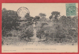 Guinée Française - Kouroussa - Un Sentier (Cachet De Conakry) - Guinée Française