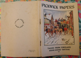 Pickwick Papers. Tales From England. En Anglais. Henri Didier éditeur, Mesnil, 1939 - Otros & Sin Clasificación