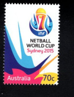 1927705662 2015 SCOTT 4329 (XX) POSTFRIS MINT NEVER HINGED EINWANDFREI - 2015 NETBALL WORLD CUP SYDNEY - Nuevos