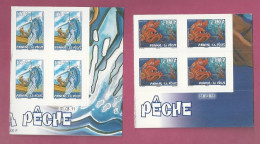 YT N° 951** Et 952** Bloc De 4 CD - Pêche - Espadon - Plongeur - Neufs