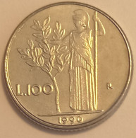 1990 - Italia 100 Lire    ----- - 100 Liras