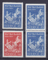 Sweden 1964 Mi. 515-16 C, Erik Axel Karlfeldt Complete Set, MNH** - Neufs