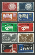 Norvège  N° 575 à 584      Neufs  ( * )      B /TB    Voir Scans   Soldé ! ! ! - Unused Stamps