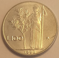 1990 - Italia 100 Lire    ----- - 100 Liras