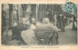 PARIS PARIS VECU  Aux Champs Elysées  " Nourrices Et Bebes  " - Loten, Series, Verzamelingen