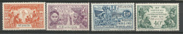 REUNION  N° 119 à 122  NEUF**  SANS CHARNIERE / Hingeless / MNH - Portomarken