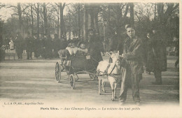 PARIS PARIS VECU  Aux Champs Elysées  " La Voiture Des Tout Petits " - Loten, Series, Verzamelingen