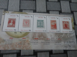 TIMBRES :  Nouvelle Zélande 2005 Bloc Feuillet 150 Ans De Timbres, 150 Years Of Stamps 1855 - 1905 - Blocs-feuillets
