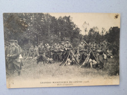 Grandes Manoeuvres Du Centre 1908 , Halte D'infanterie - Maniobras