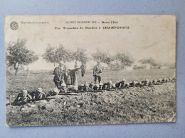 Une Tranchée De Boches à Champenoux - Guerre 1914-18