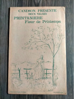 CANSON 2  Valses PRINTANIERE Fleur De Printemps  SAXO TROMPETTE CLARINETTE  TROMBONE CONTREBASSE Partition - Autres & Non Classés