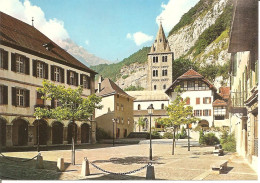 SAINT-MAURICE (Valais-VS) La Place Du Parvis , L'Abbaye Et La Cime De L'Est  CPSM  GF - Saint-Maurice