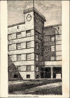 BAUHAUSSTIL - LEIPZIG BUCHDRUCKER-LEHRANSTALT Sign. Künstlerkarte 1936 I - Ohne Zuordnung
