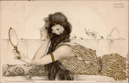 Kirchner, Raphael Frau Spiegel 1901 I-II - Kirchner, Raphael