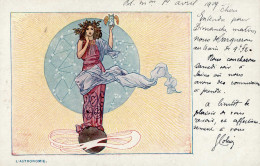 Jugendstil L Astronomie I-II Art Nouveau - Sonstige & Ohne Zuordnung