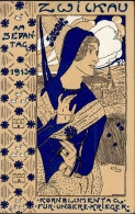 BAMBERGER H. - KORNBLUMENTAG ZWICKAU 1913 Dekorative Künstlerkarte I - Altri & Non Classificati