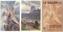 Compton, E. H. Serie Le Dolomiti 12 Künstlerkarten Mit Original-Umschlag I-II - Altri & Non Classificati