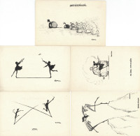 Corzas, Sign. Lot Mit 5 Künstlerkarten Ungarn I-II - Sonstige & Ohne Zuordnung