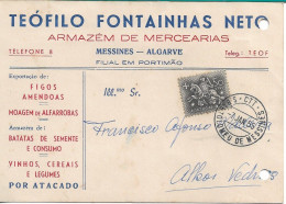 Portugal , 1955 , TEÓFILO FONTAINHAS NETO , Grocery Store  , S. BARTOLOMEU DE MESSINES  , Algarve - Portugal