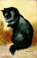 Wain, Louis Katze Blue Persian 1905 I-II (kl. Eckbug) Chat - Wain, Louis