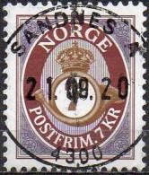 NORWAY 2005 Posthorn. 7Kr Brown - Usados