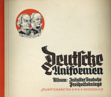 Sammelbild-Album Deutsche Uniformen Album Zeitalter Deutsche Freiheitskriege, Hrsg. Sturm Zigaretten Dresden 1932, 40 S. - Sonstige & Ohne Zuordnung