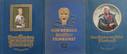 Sammelbild-Album Lot Mit 3 Alben Vom Werden Deutscher Filmkunst Von Kalbus, Oskar 1935, Hrsg. Cigaretten-Bilderdienst Al - Otros & Sin Clasificación