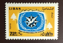 Lebanon 1972 Tourist Year Surcharge MNH - Lebanon