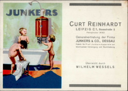 DESSAU - JUNKERS&Co Warmwasser-Versorgung (keine Ak) I-II - Werbepostkarten