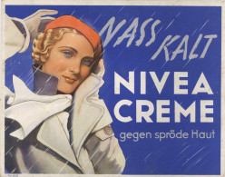 REKLAME-KARTONAUFSTELLER - NIVEA CREME (24x19cm) I-II - Reclame