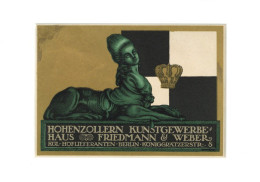 Werbung Kleinplakat Hohenzollern Kunstgewerbehaus Friedmann Weber Kgl. Hoflieferanten I-II Publicite - Publicité